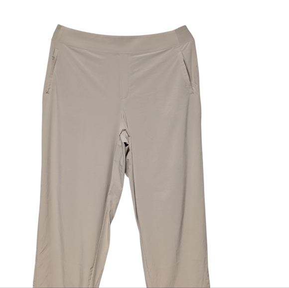 Athleta Women's Brooklyn Heights High -Rise Wide Trouser Beige Size 20. - Picture 2 of 10